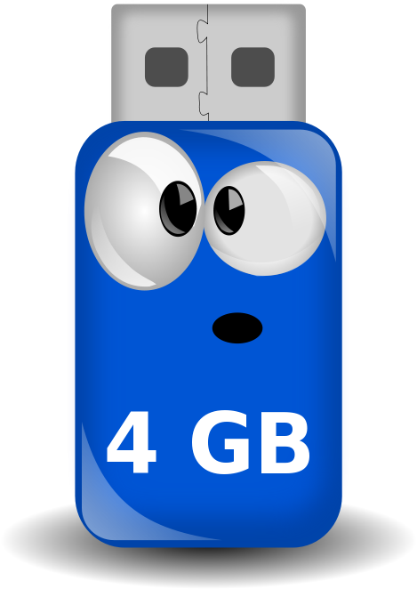 cartoon USB stick