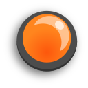 LED button orange