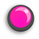LED button pink