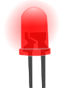 led-lamp-red-on