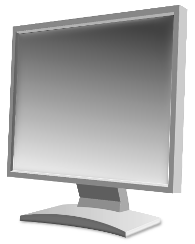 LCD monitor greyscale