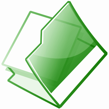 open folder green