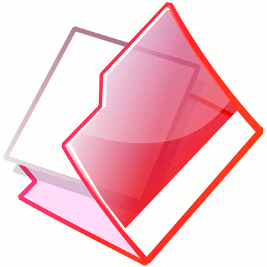 open folder red