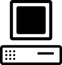 desktop computer symbol