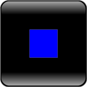 multimedia button black stop