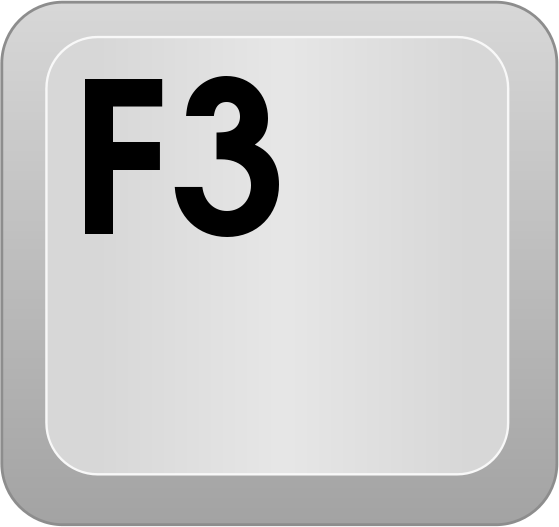 Computer Key F3