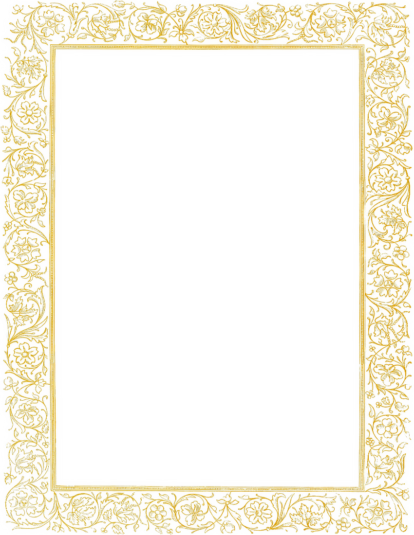 victorian floral border gold - /page_frames/old_ornate_borders