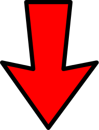 arrow outline red down - /signs_symbol/arrows/arrows_color/arrow ...