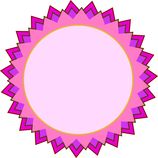 award medal pink