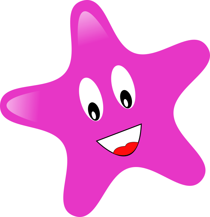 happy star pink
