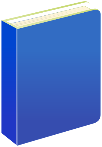 book solid blue