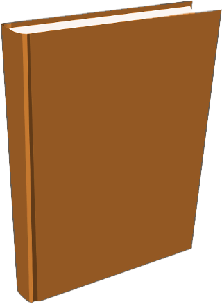 book standing brown 2