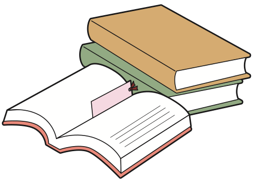 books and bookmark