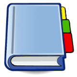 notebook tabs blue blank