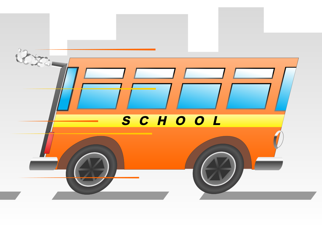 fast school bus
