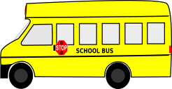 school bus bright