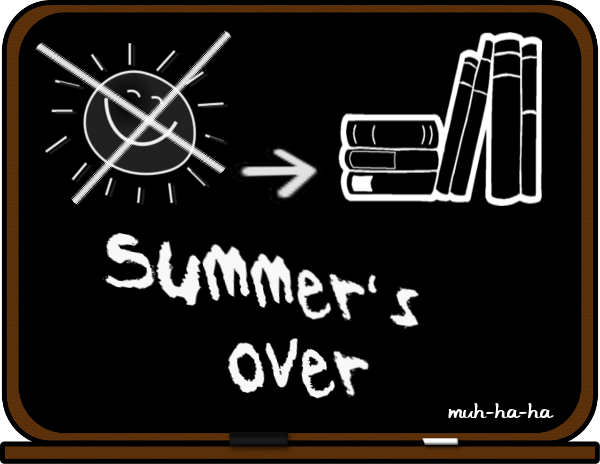 blackboard summer is over