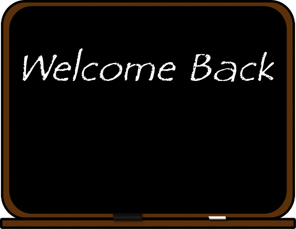 blackboard welcome back
