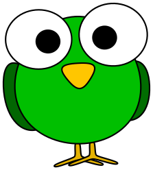 owl bug-eye green