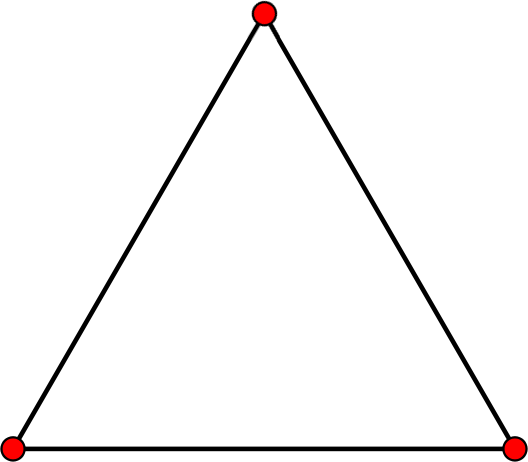3 points to make a triangle