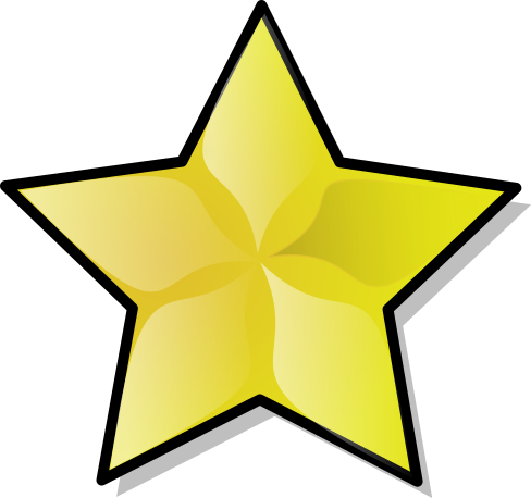 large gold star