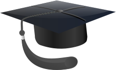 graduation cap black tassle