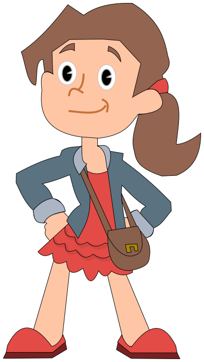 schoolgirl confident purse