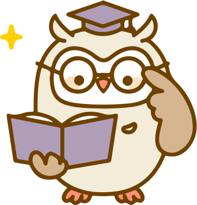owl w book
