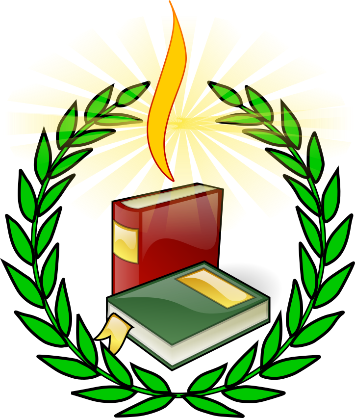 education symbol with flame
