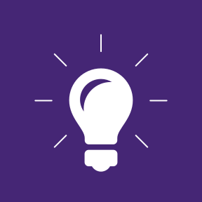 idea icon purple