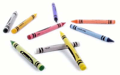 loose crayons