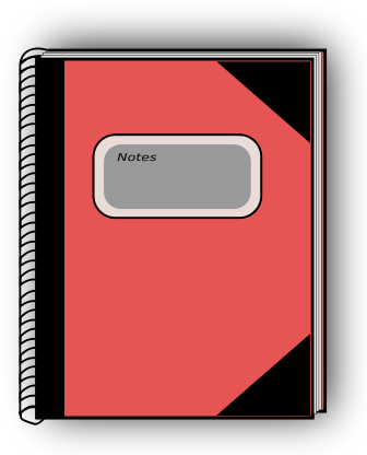 notebook red