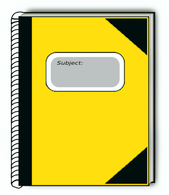 subject book yellow