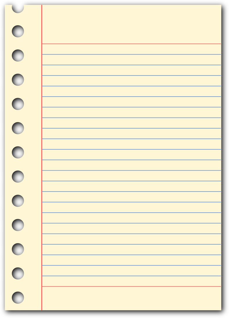 notepad page