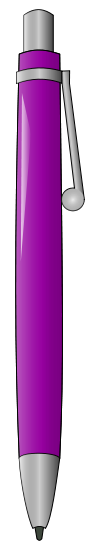 ball point pen purple