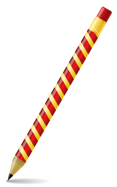 striped pencil