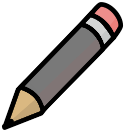 pencil icon gray