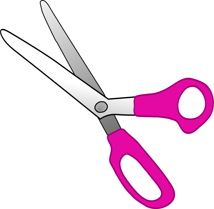 round-tip scissors pink