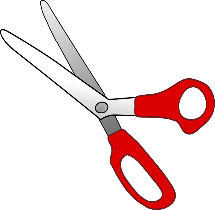 round-tip scissors red