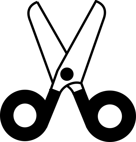 safety scissors black