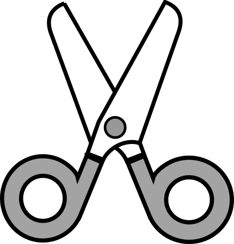 safety scissors gray