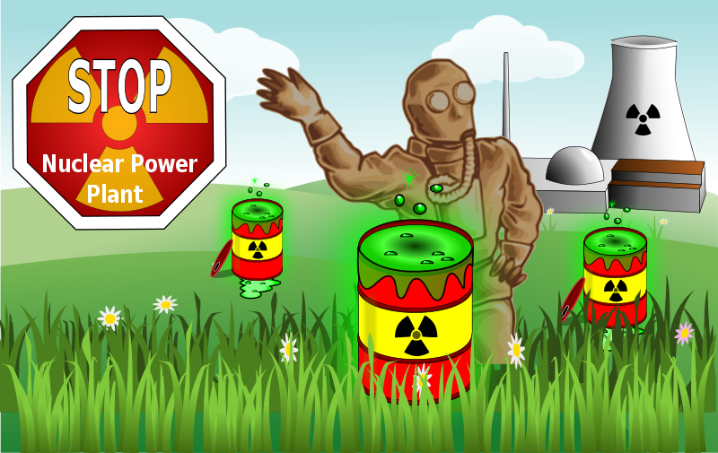 nuclear power plant landscape stop