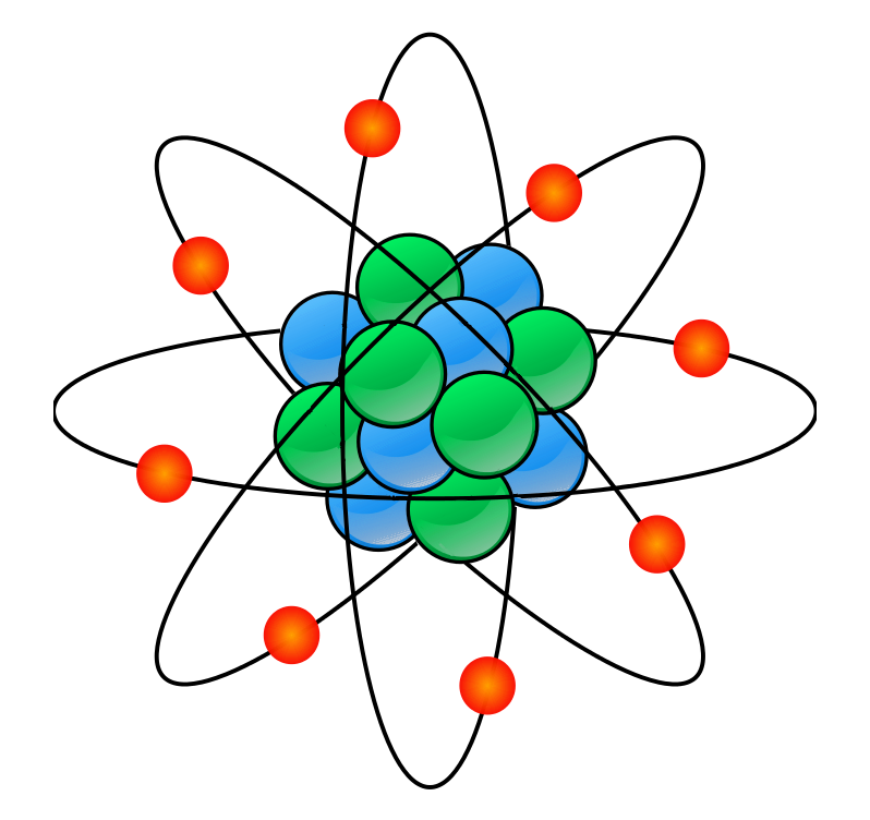 nuclear atom multicolor