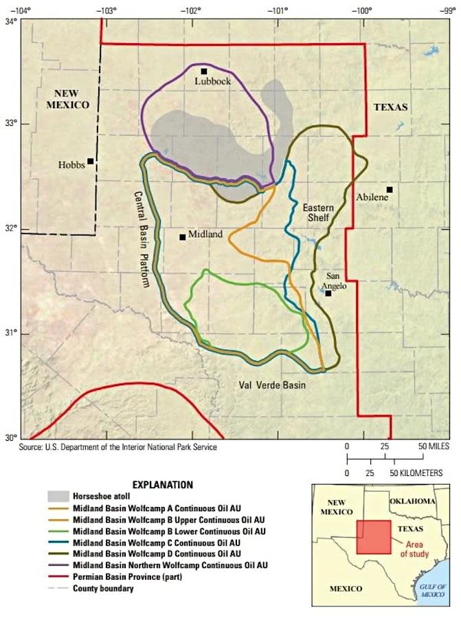 Texas oil midland basin