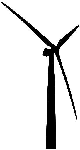 wind turbine black