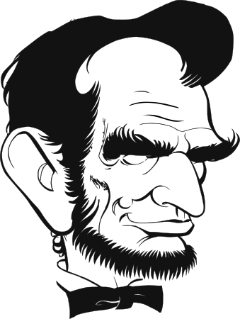 Lincoln-Caricature