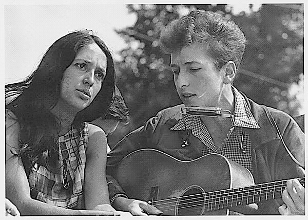 Bob Dylan and Joan Biaz 1963