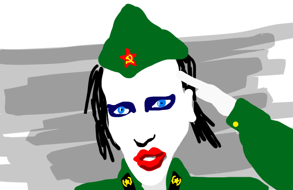 Marilyn Manson in Soviet Army