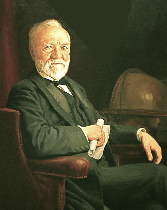 Andrew Carnegie in National Portrait Gallery