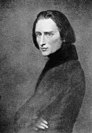 Franz Liszt by Scheffer